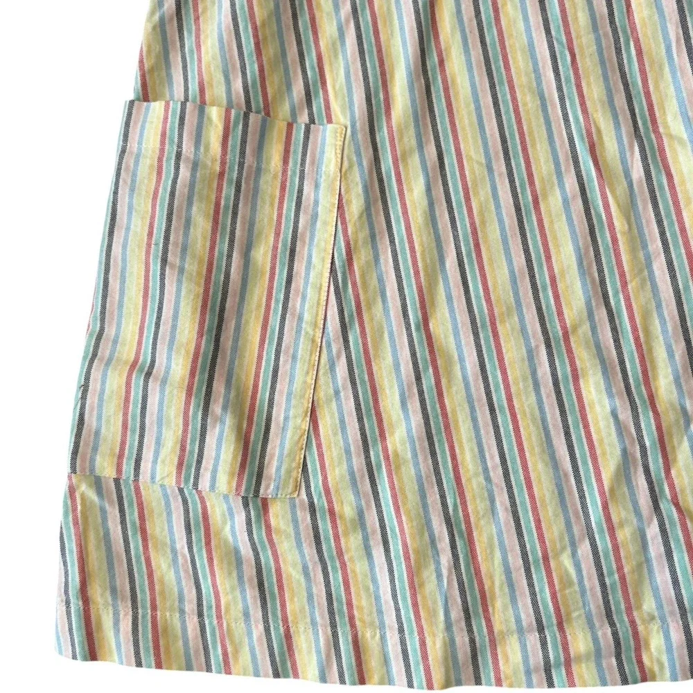 Hanna Andersson Girls Dress Size 10 Scoopneck Rainbow Striped‎ Pocket Play (19)